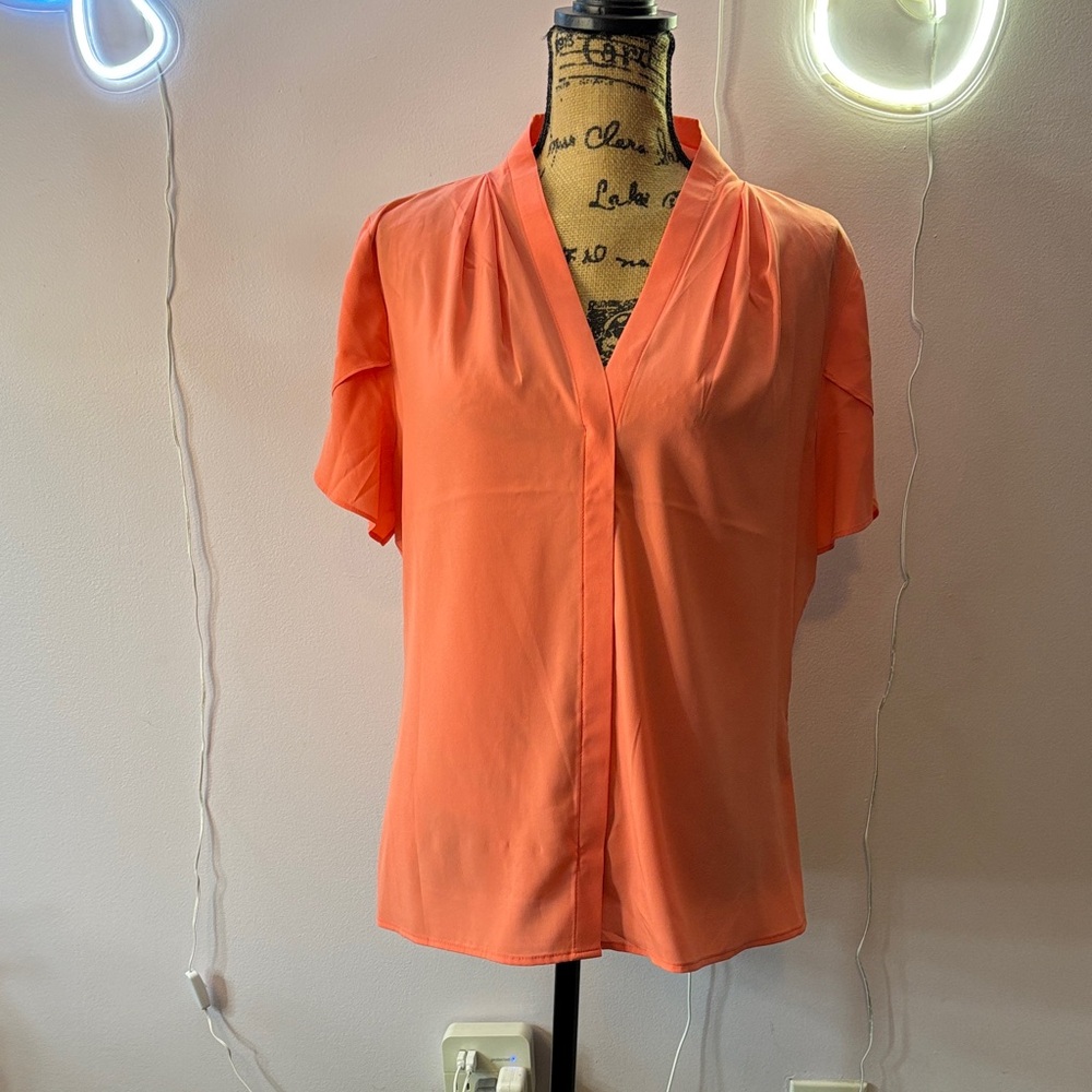 Calvin Klein Vibrant Orange Blouse
